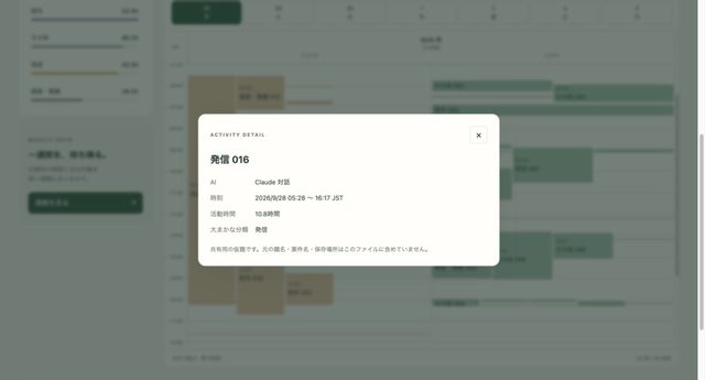 共有版の制作記録の一場面