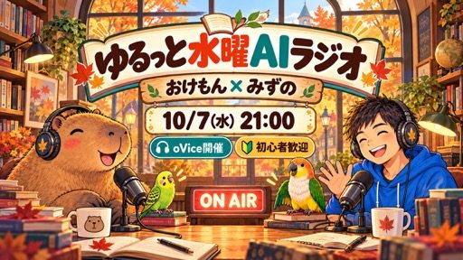 10/7 水曜AIラジオ — 制作・準備記録の一場面