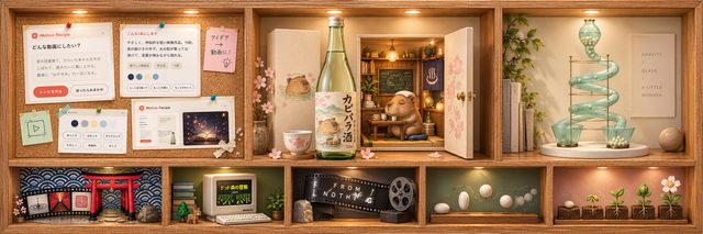 制作記録の一場面