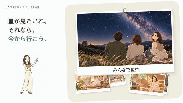 ビジョンボードスタイルの作り方の一場面