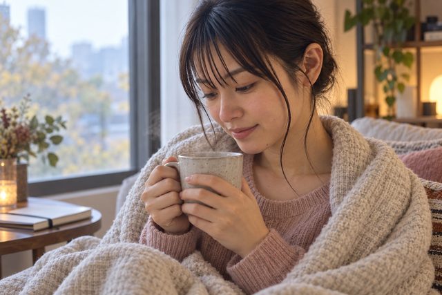 2026-10-03｜寒い朝、気持ちは明るいはるかの一場面