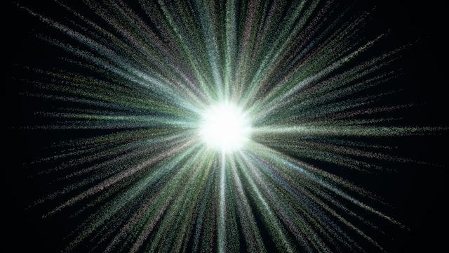 粒の呼吸 — おけもん版（お手本：Fluoddity）の一場面
