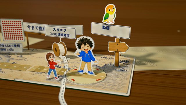 PROCESS｜飛び出す絵本バージョン『とびだす みずのの大冒険』（E2_ehon）の一場面