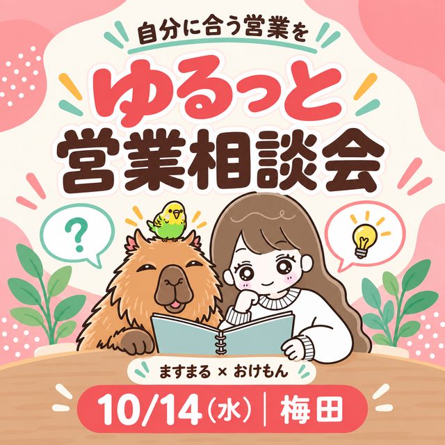 営業相談会のサムネ・アイコン制作の一場面