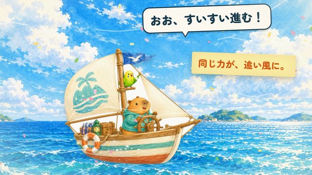 ストレングスファインダーって、なに？（カピバラとインコの解説動画）の一場面